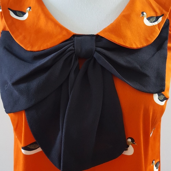 Modcloth Sleeveless Duck Print Blouse - Picture 2 of 7